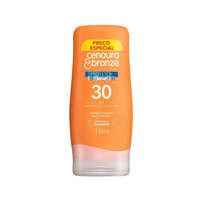 Protetor Solar Corporal Cenoura & Bronze Fps 30 Com 110Ml