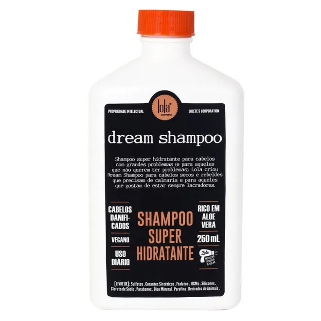 Shampoo Super Hidratante Lola Cosmetics Dream Frasco 250ml