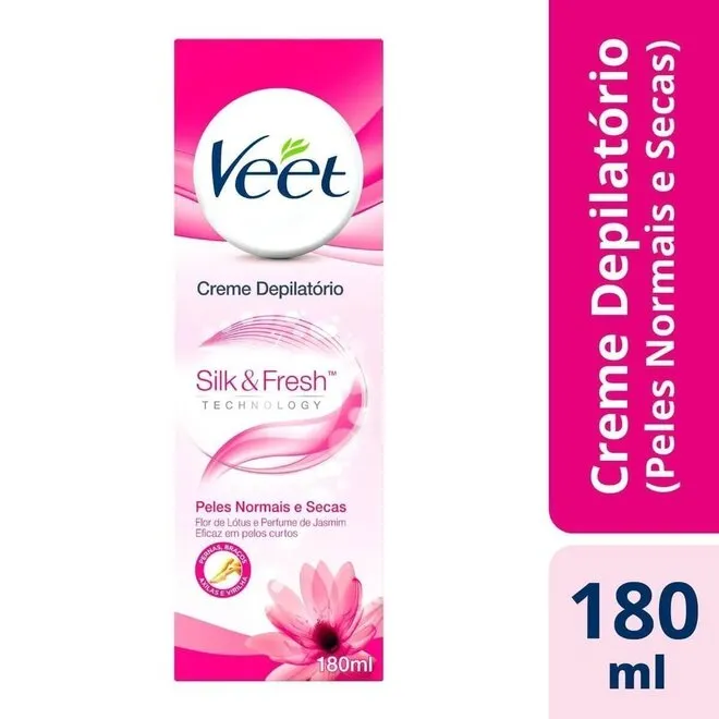Creme Depilatório Veet Peles Normais 180 ml