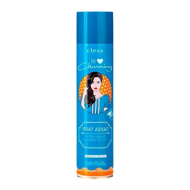 Spray de Brilho Cless Charming Argan 300ml