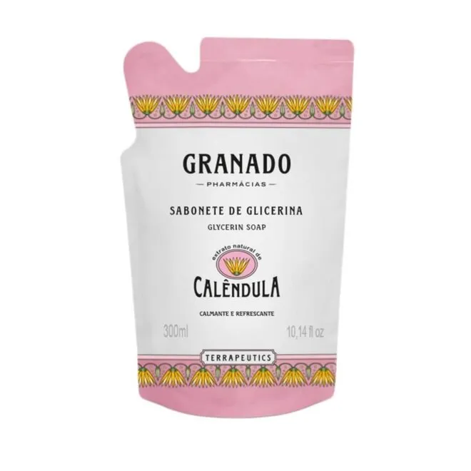 Refil Sabonete Liquido Granado Calendula 300 ml