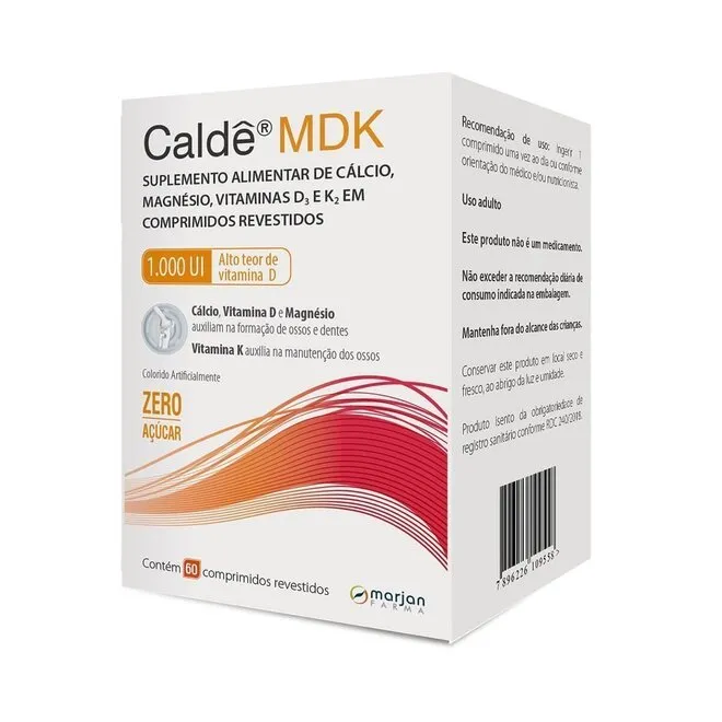 Caldê MDK 1.000UI com 60 Comprimidos