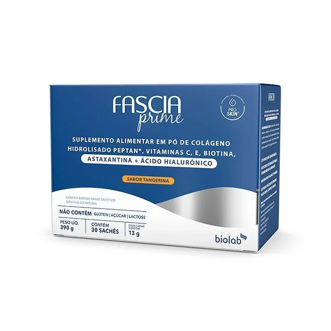 Fascia Prime Sabor Tangerina 30 sachês - BIOLAB