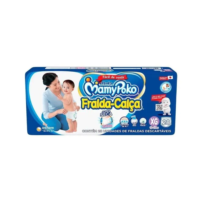 Fralda Calça Jumbo XG 26 Unidades - MAMYPOKO