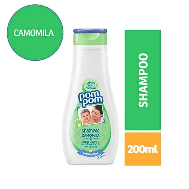 Shampoo Pom Pom Camomila Embalagem 200Ml