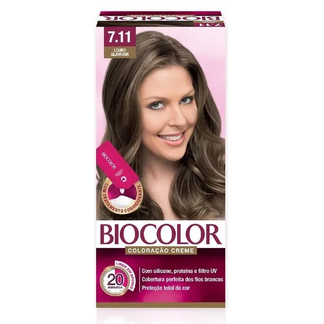 Tinta Mini Kit 7.11 Louro Glamour - BIOCOLOR
