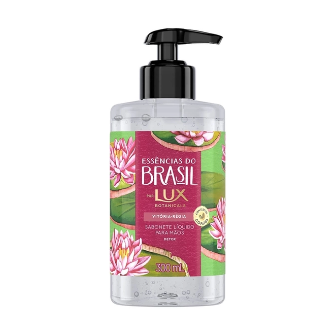 Sabonete Líquido Para Mãos Lux Botanicals 300ml Vitoria Régi