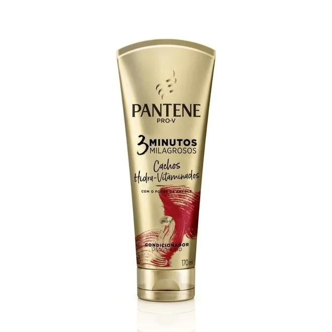 Condicionador Pantene 3Min Milagroso Cachos Hidra Vita 170ml