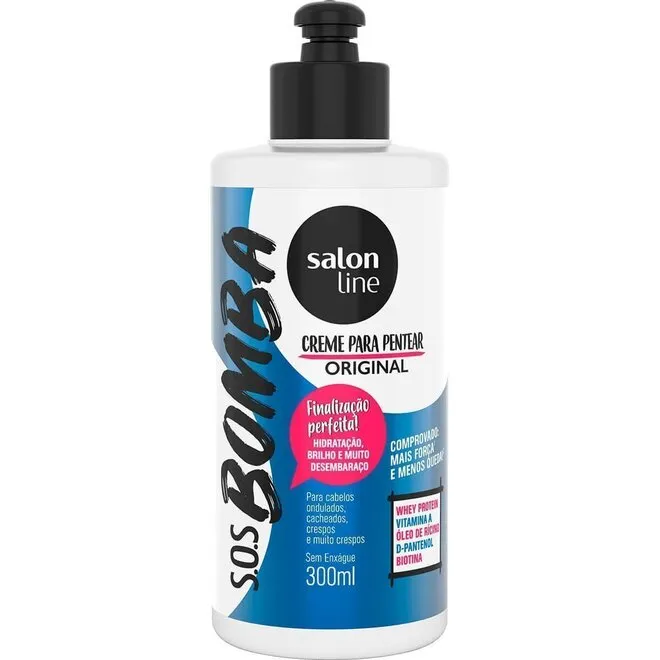Creme Pentear Salon Line Sos Bomba Original 300ml