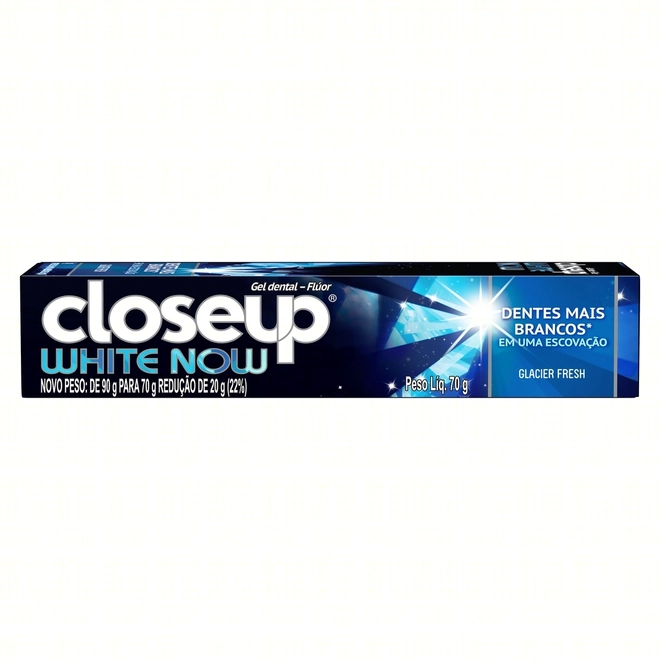 Creme Dental Closeup White Now Glacier Fresh 70G