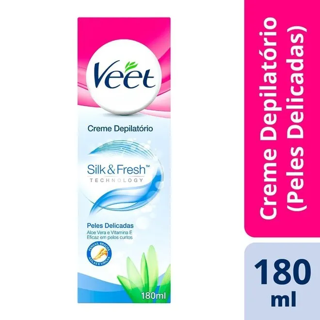 Creme Depilatório Pele Delicada Veet 180ml