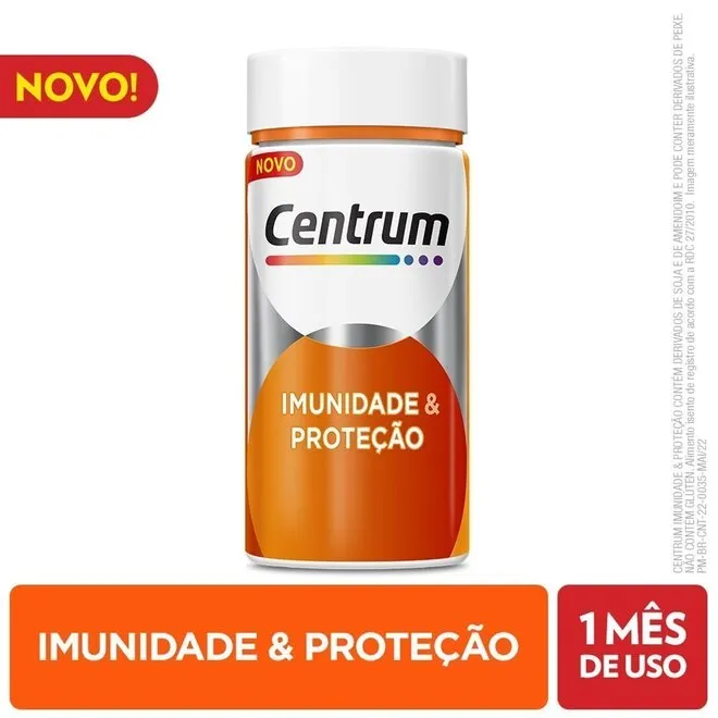 Polivitamínico Imunidade & Proteção Centrum Com 60 Cápsulas