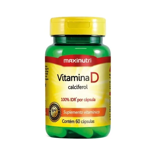 Vitamina D 60 Cápsulas - MAXINUTRI