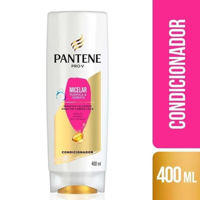 Condicionador Pantene Micelar Purifica&Hidrata Frasco 400ml