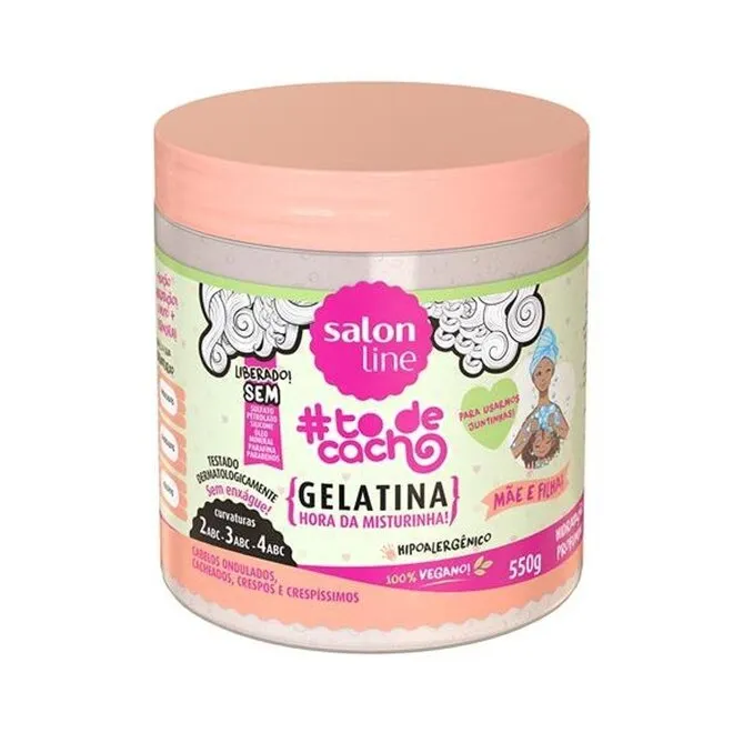 Salon Line Gelatina To De Cacho Mãe E Filha - 500G