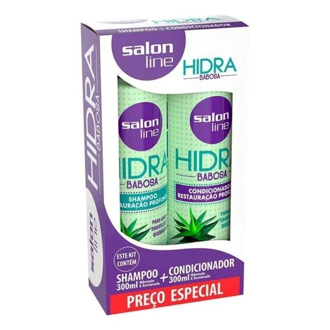 Shampoo+ Condicionador Salon Line Babosa Hidra 300ml