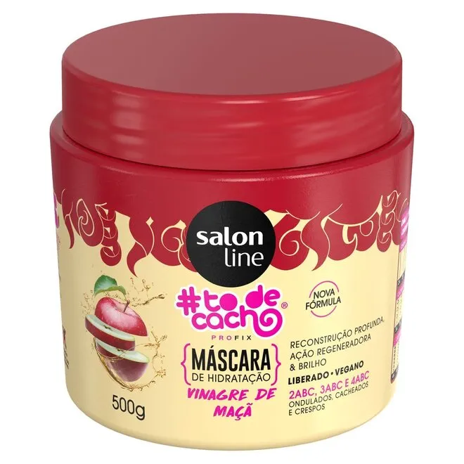 Máscara Salon Line Tô de Cacho Vinagre de Maçã 500g