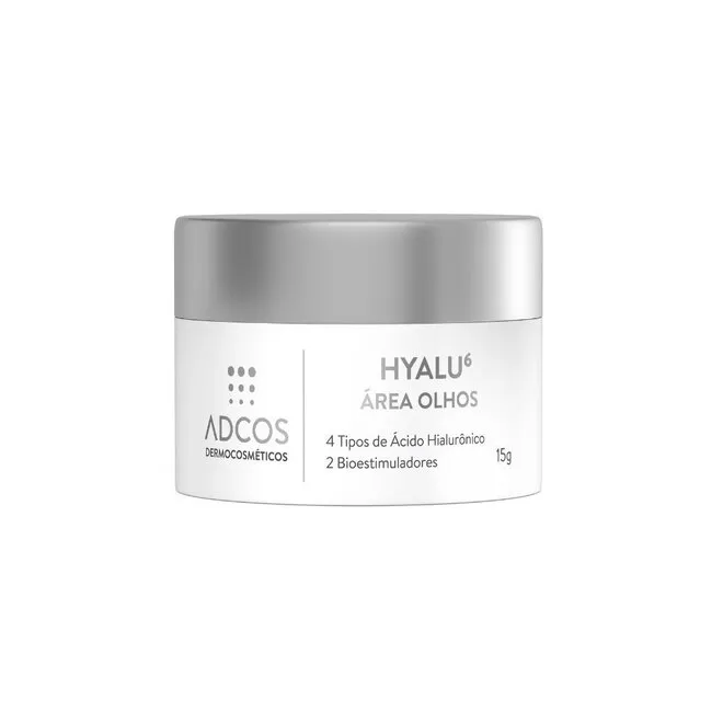 Creme para Área dos Olhos Adcos Hyalu6 com 15g