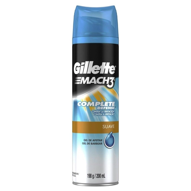 Gel Para Barbear Refrescante Gillette Mach 3 198G