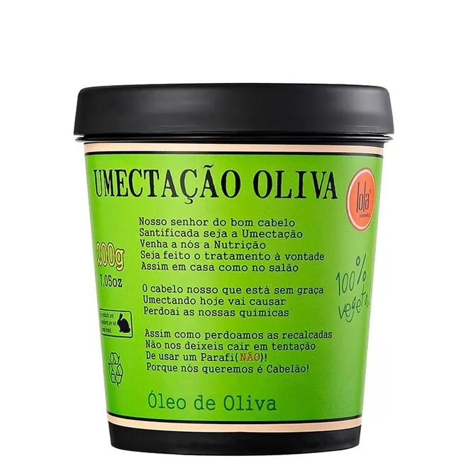 Máscara Nutrição Lola Cosmetics Umectação Oliva 200g