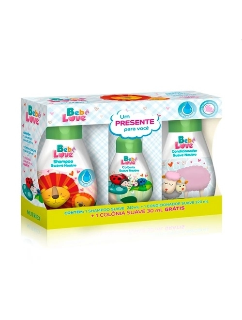 Kit Bebe Love Sh 240ml+Condicionador 220ml+Colonia30ml