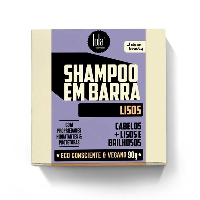 Shampoo Barra Lola Cosmetics Lisos 90g