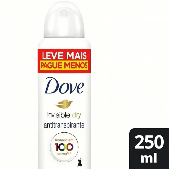 Desodorante Aerosol Invisible Dry 48h 250ml - DOVE