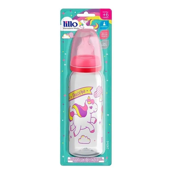 Mamadeira Lillo Magia Orto Sil Ll 240ml