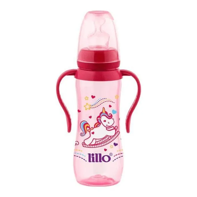 Mamadeira Lillo Sonho Orto Rosa Tam 2 240ml