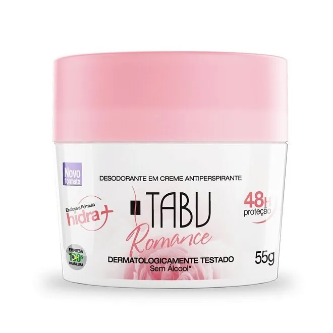 Desodorante Creme Antiperspirante Romance Tabu 55g