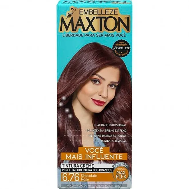 Tintura 6.76 Chocolate Rose 50g - MAXTON