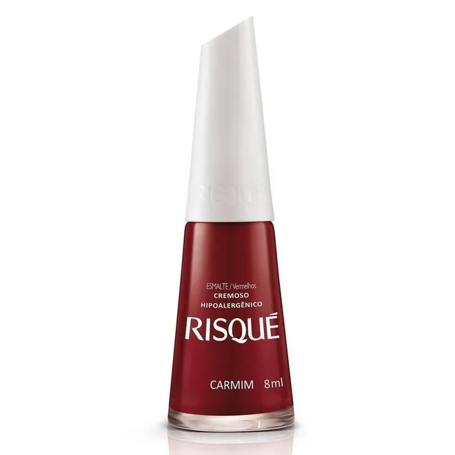 Esmalte Risqué Cremoso Carmim 8 ml