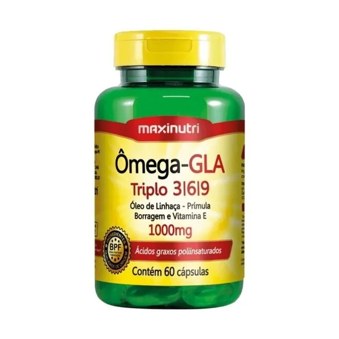 Ômega-GLA 3-6-9 1000mg Maxinutri 60 cápsulas