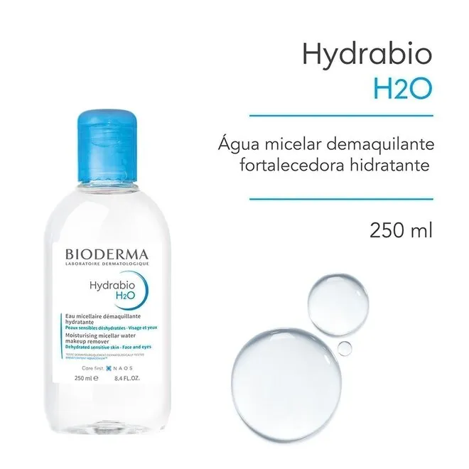 Água Micelar Hydrabio H2O 250ml - BIODERMA