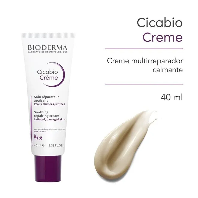 Creme Facial Bioderma Cicabio com 40ml