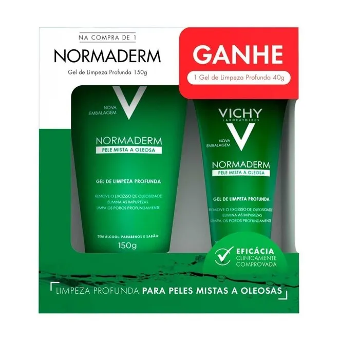 KIT NORMADERM GEL LIMP 150G+40G GTS(VCY)
