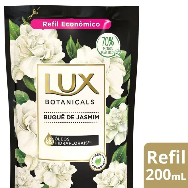 Sabonete Líquido Lux Botanicals Buquê De Jasmim Refil 200Ml