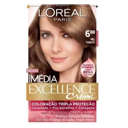 Tintura de Cabelo Imédia Excellence Creme 6.88 Mel Tabaco L'Oréal Paris 1 Unidade