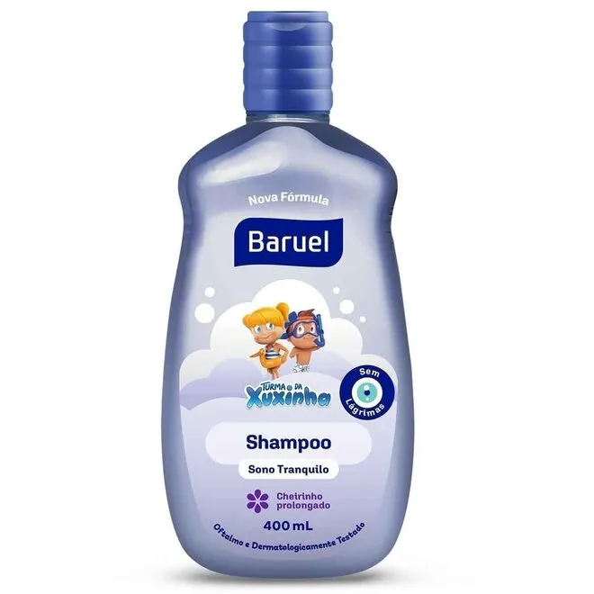 Shampoo Infantil Turma da Xuxinha Baruel Sono Tranquil 400ml