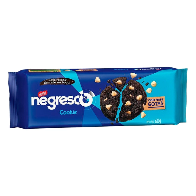 Cookie Gotas De Baunilha Nestlé Negresco 60G
