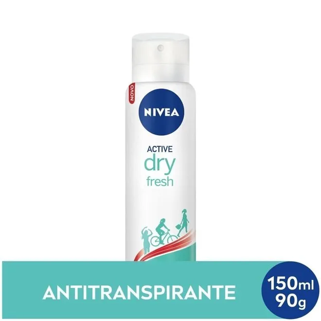 Desodorante Aero Feminino Dry Fresh Nivea 150Ml