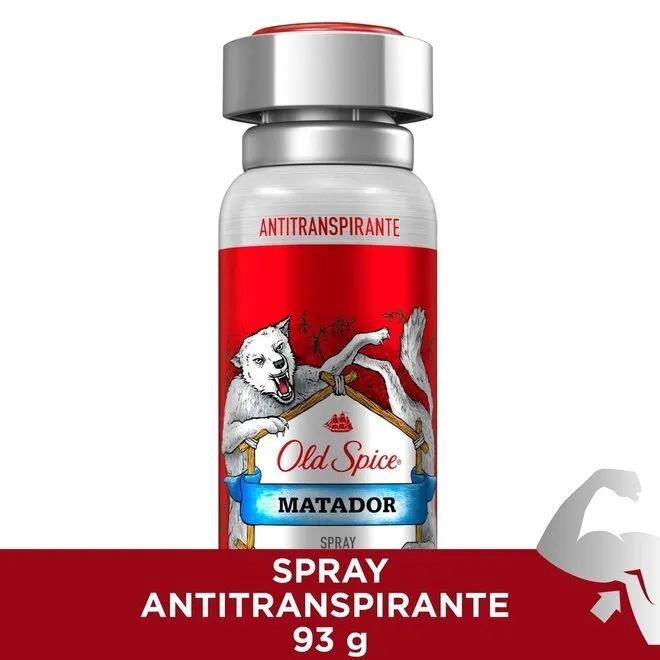 Desodorante Spray Antitranspirante Old Spice Matador 93g