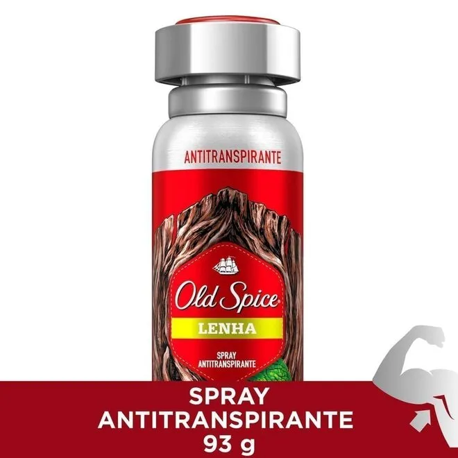 Desodorante Spray Old Spice Lenha Antitranspirante 93G
