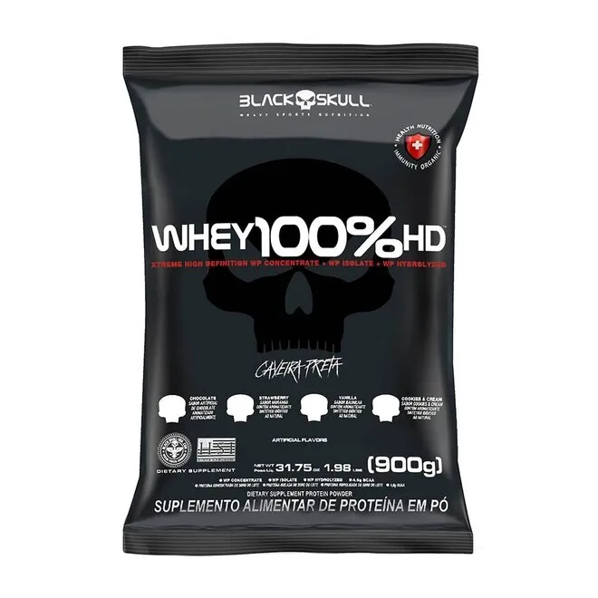 Whey 100% Hd Chocolate Refil 900G