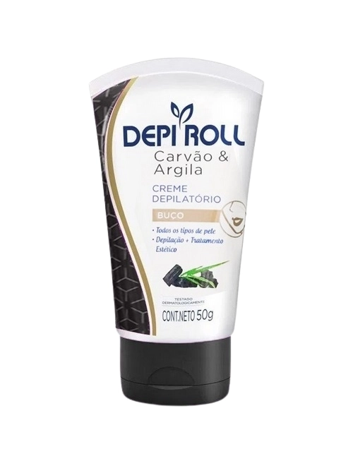 Creme Depilatorio Buco Depi Roll Carvao Argila C/50G