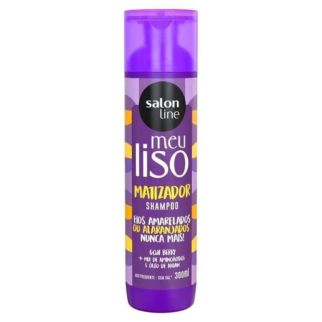 Shampoo Salon Line Meu Liso Matizado Embalagem 300Ml