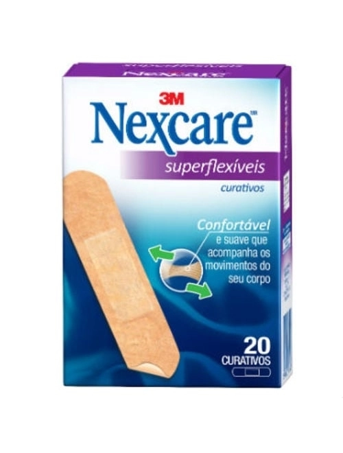 Curativo 3M Superflexíveis 20 unidades - NEXCARE