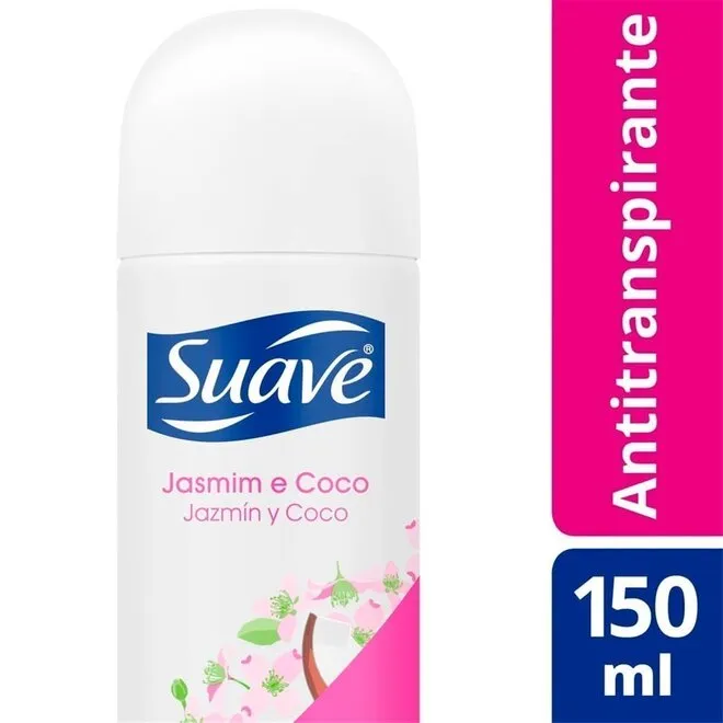 Desodorante Aerosol Suave Jasmim E Côco 150ml