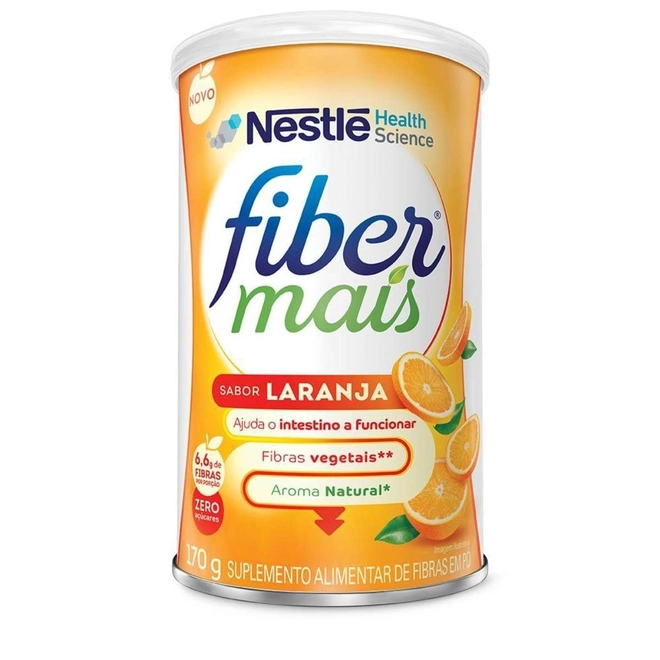 Regulador Intestinal FiberMais Sabor Laranja 170g