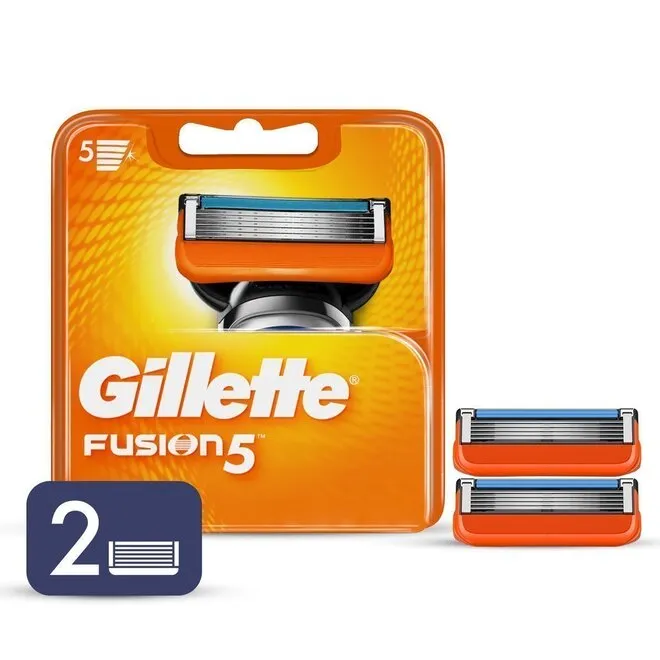 Carga Gillette Fusion 5 c/ 2 Unidades